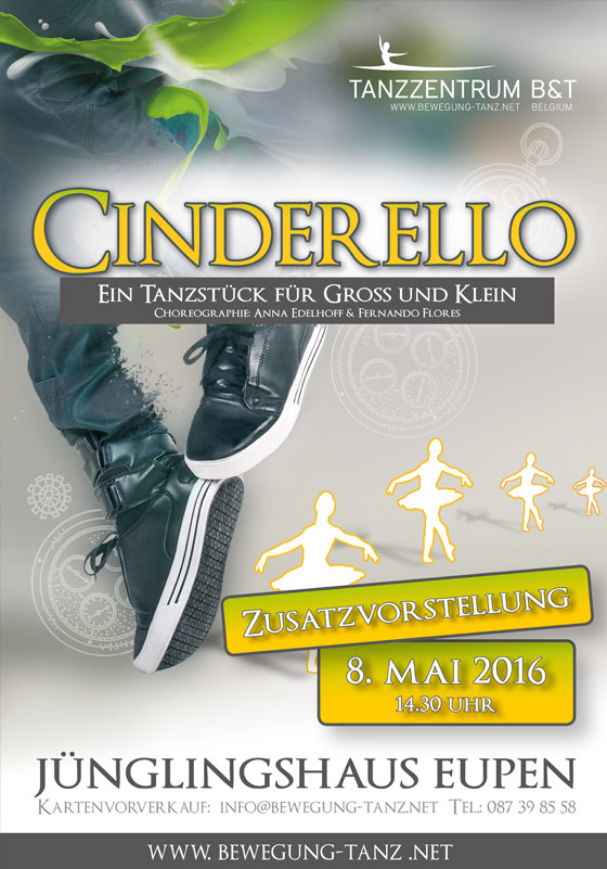 Werbeplakat Tanzzentrum :: Cinderello
